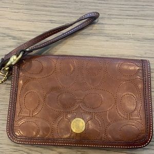 Coach wristlet